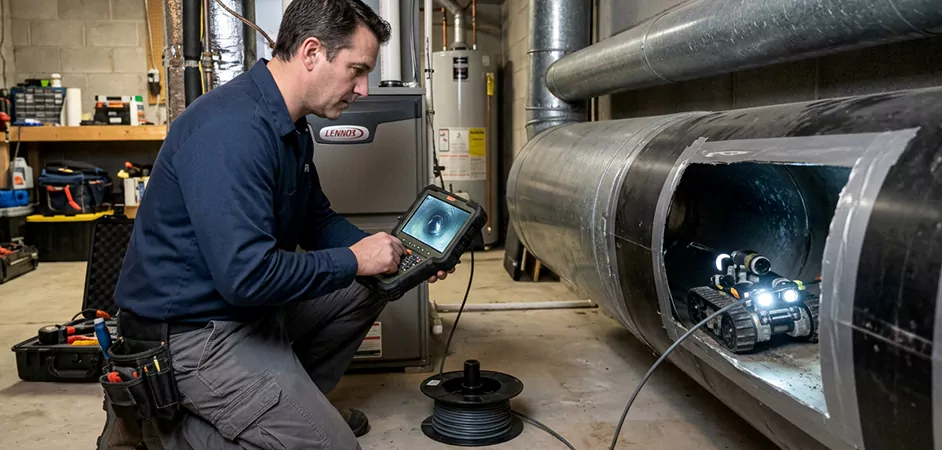 Robotic Duct Inspection in Aberdeen, MD