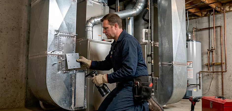Supply and Return Plenum Repair in Aberdeen